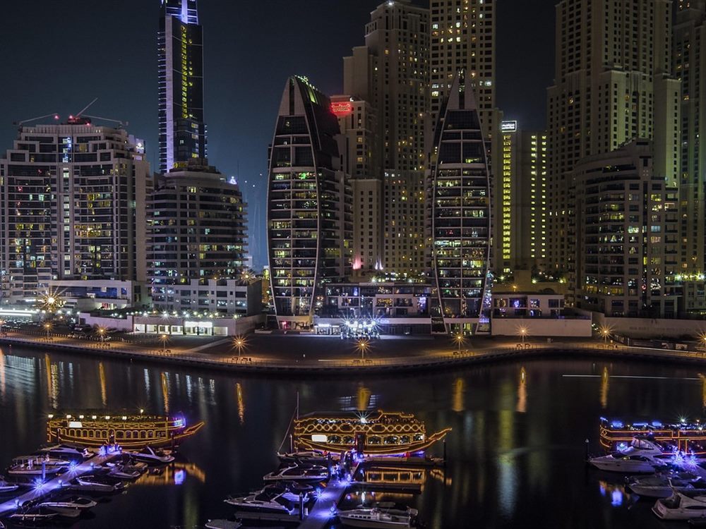 Dubai Marina at Night